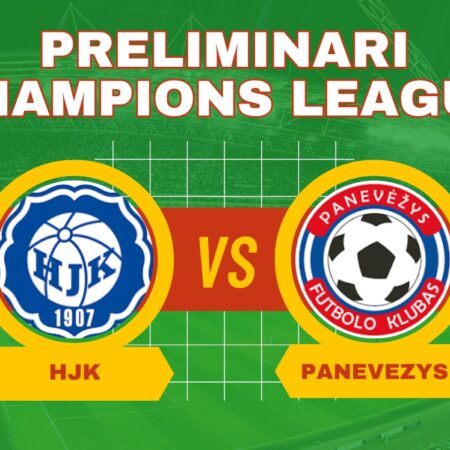 Pronostico HJK-Panevezys, preliminare di Champions League del 16/07/2024
