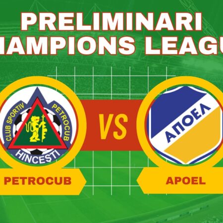 Pronostico Petrocub-APOEL di Champions League del 30/07/2024
