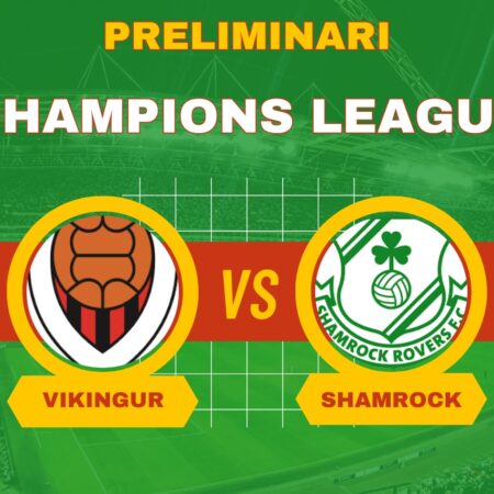 Pronostico Vikingur-Shamroch Rovers di Champions League del 09/07/2024