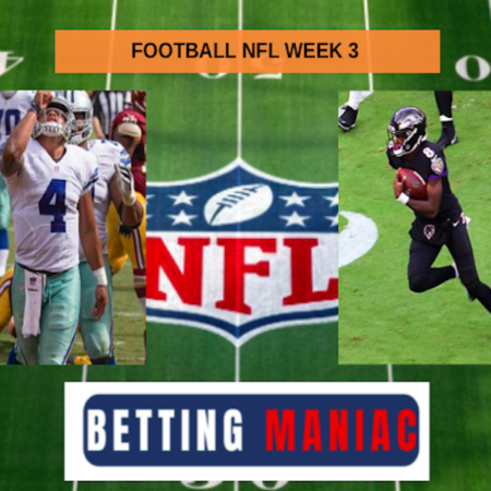 Pronostici Football Americano NFL: analisi, quote e scommesse Week 3. Dallas-Baltimore, big match tra deluse. Sunday Night Atlanta-KC