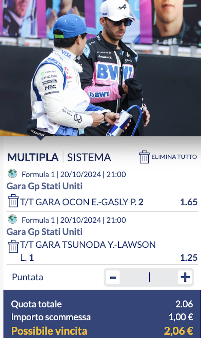 Pronostici F1 GP USA 2024