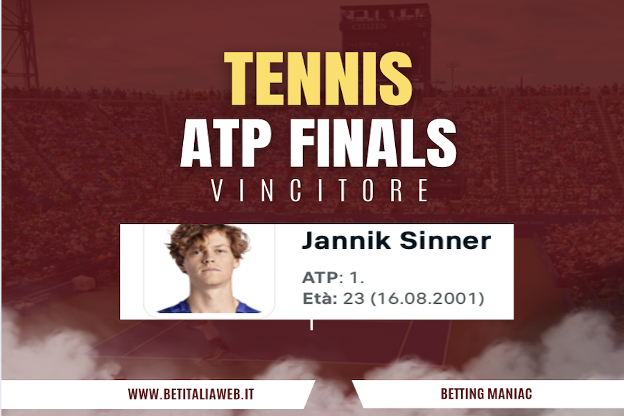 Sinner vince ATP Finals 2024
