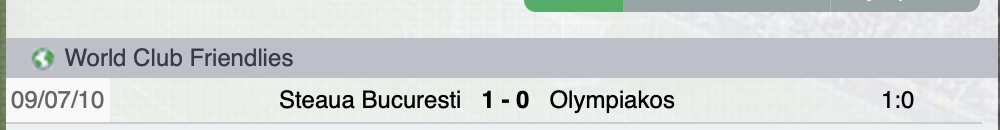 Precedenti Fcsb-Olympiakos
