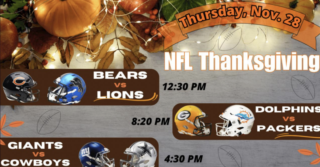 Scommesse NFL Thanksgiving day 2024