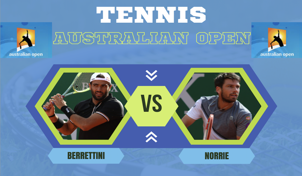 Pronostico Berrettini-Norrie 13 gennaio 2025