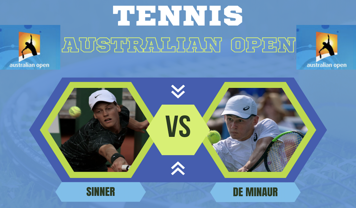 Pronostico Sinner-De Minaur 22 gennaio 2025
