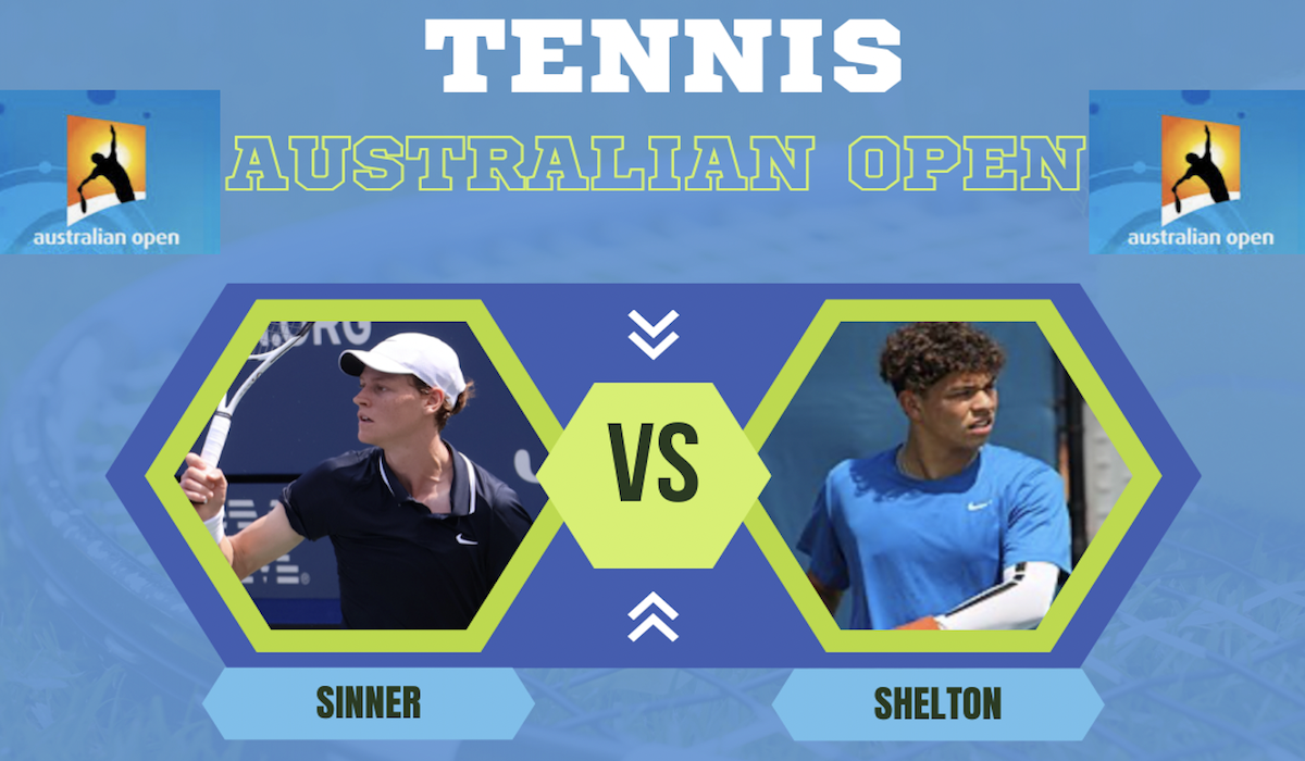 Pronostico Sinner-Shelton 24 gennaio 2025