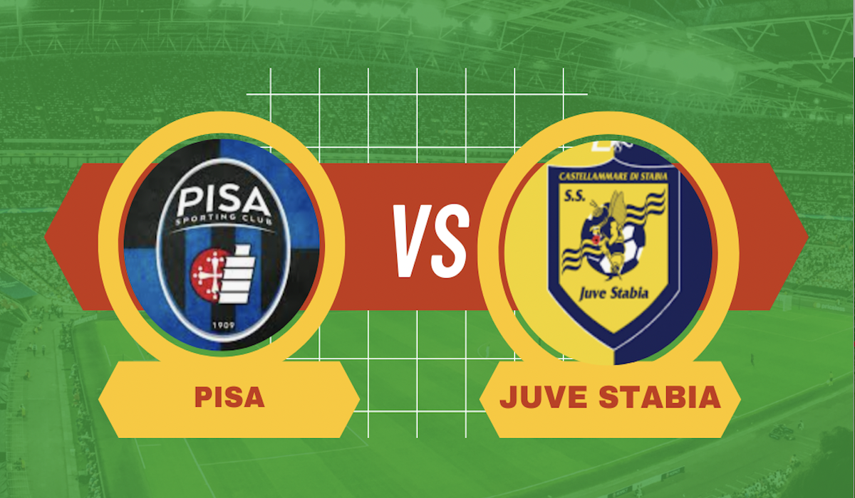 Pronostico Pisa-Juve Stabia 22 febbraio 2025
