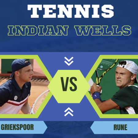 Pronostico Tallon Griekspoor-Holger Rune: quarti di finale ATP Master 1000 Indian Wells