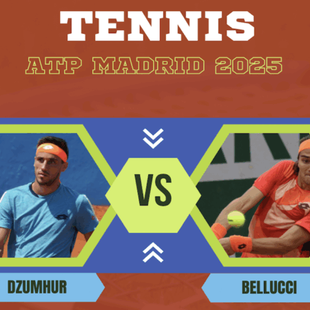 Pronostico Damir Dzumhur-Mattia Bellucci: quote, guida tv e scommesse sul primo turno Tennis ATP Madrid 2025