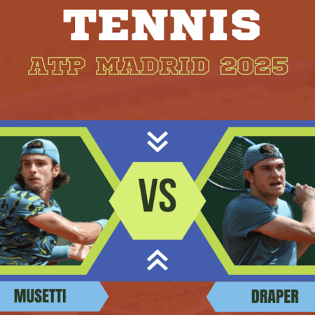 Pronostico Lorenzo Musetti-Jack Draper, semifinale Tennis ATP Masters 1000 Madrid del 02-04-25