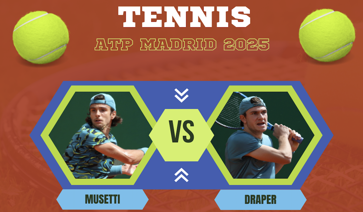 Pronostico Musetti-Draper 2 maggio 2025