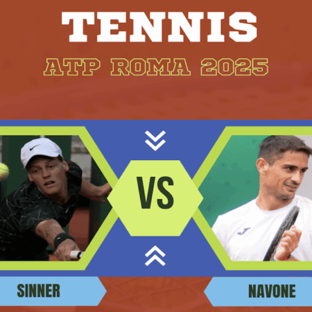 Pronostico Jannik Sinner-Mariano Navone: il 10 maggio torna in campo il numero 1 al mondo al ATP Roma 2025
