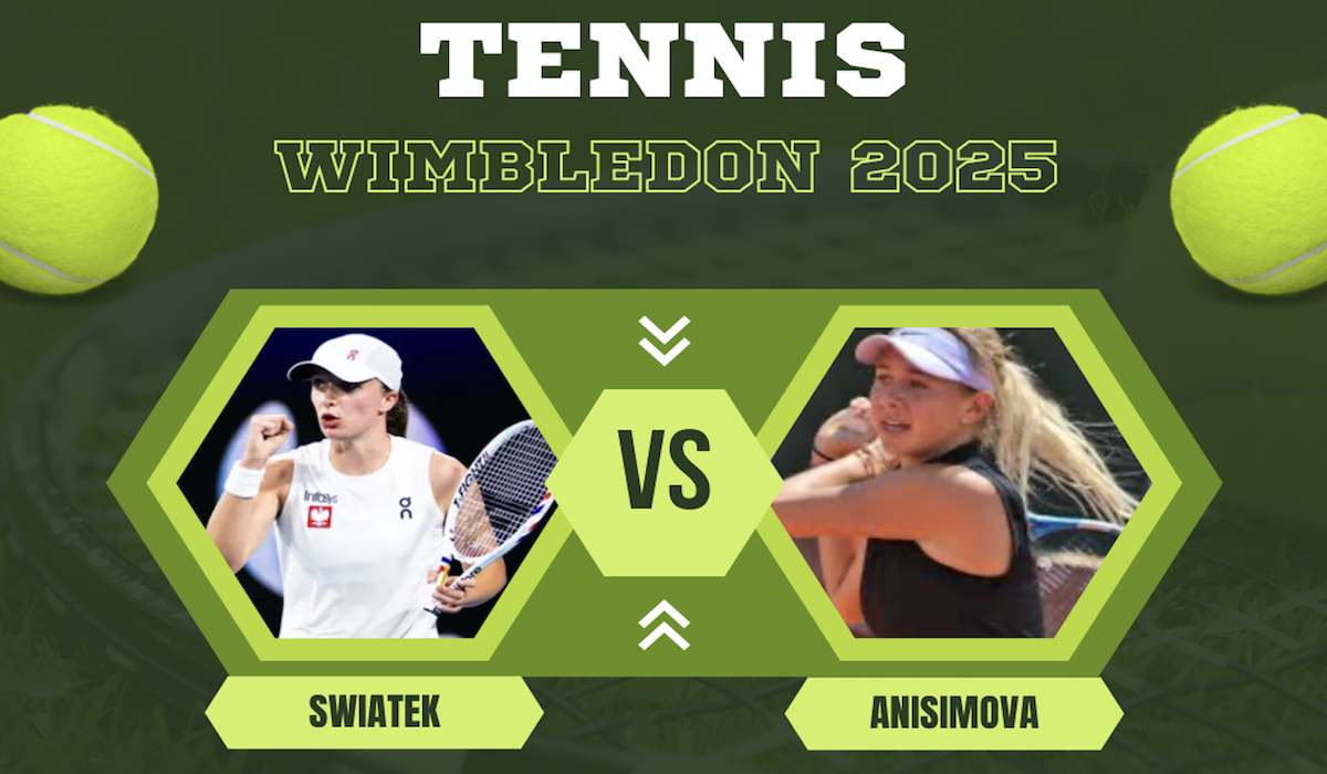 Pronostico Swiatek-Anisimova 12 luglio 2025