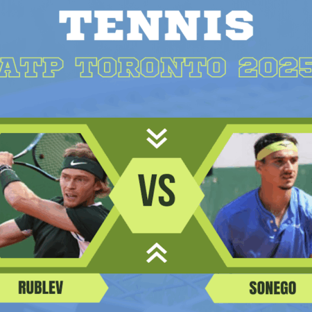 Pronostico Andrey Rublev-Lorenzo Sonego: terzo turno tennis Master 1000 ATP Toronto del 1 agosto 2025