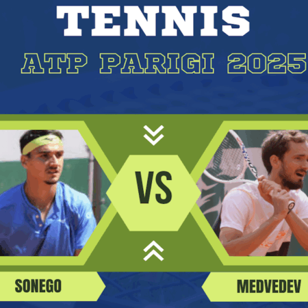 Pronostico Lorenzo Sonego-Daniil Medvedev: analisi, quote, guida tv e scommesse Tennis ATP Parigi del 30-10-2025