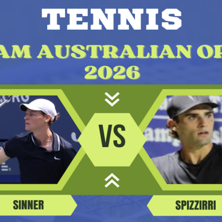 Pronostico Jannik Sinner-Eliot Spizzirri: quote e scommesse sul terzo turno slam di tennis, Australian Open, del 24-01-2026