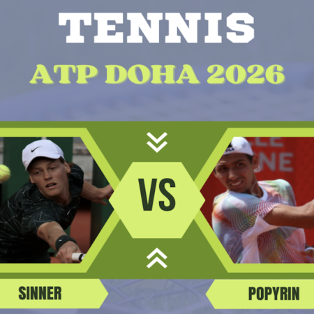 Pronostico Jannik Sinner-Alexei Popyrin: analisi, quote e scommesse tennis, ottavi di finale ATP Doha 2026
