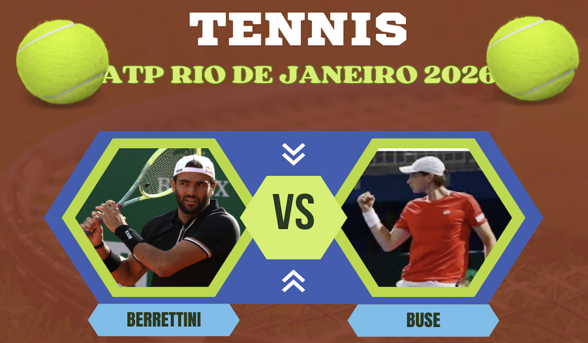 Pronostico Berrettini-Buse 20 febbraio 2026