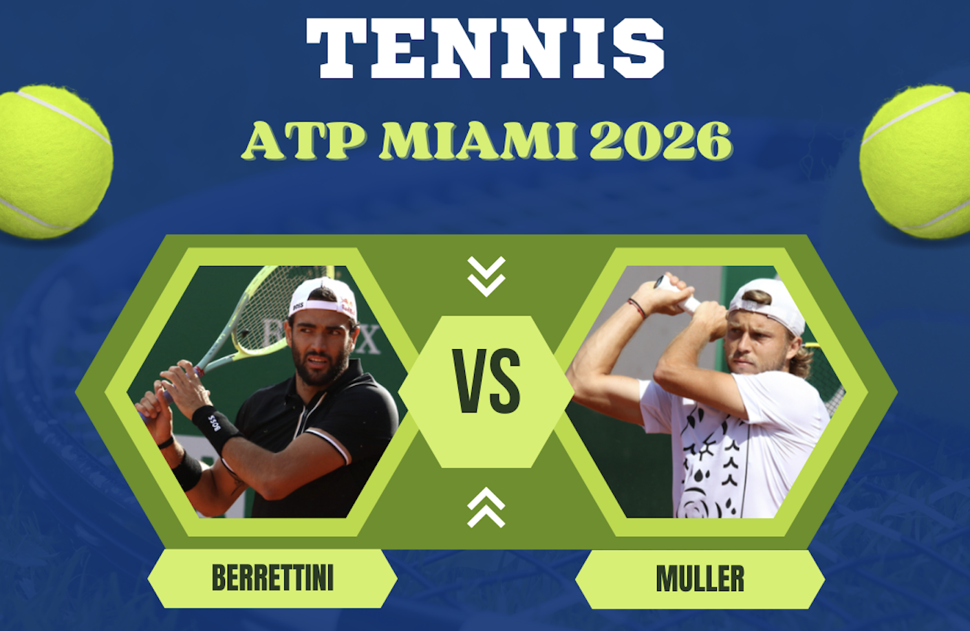 Pronostico Berrettini-Muller 19 marzo 2026
