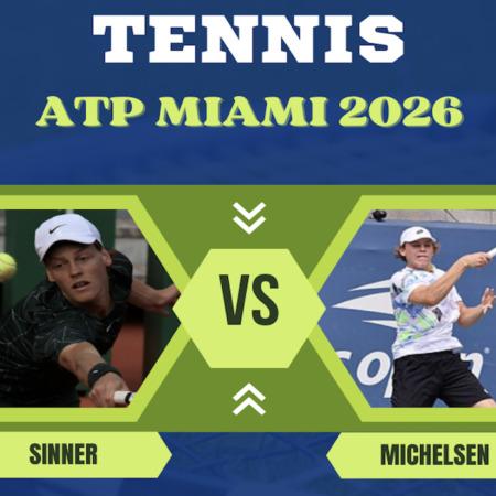 Pronostico Jannik Sinner-Alex Michelsen: analisi, quote e scommesse ottavi Tennis ATP Master 1000 Miami 2026