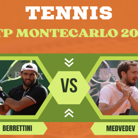 Pronostico Matteo Berrettini-Daniil Medvedev: grande sfida di tennis al 2° turno del ATP Montecarlo 2026