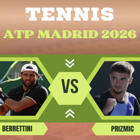 Pronostico Matteo Berrettini-Dino Prizmic: analisi e scommesse Tennis, primo turno ATP Master 1000 Madrid del 22-04-2026