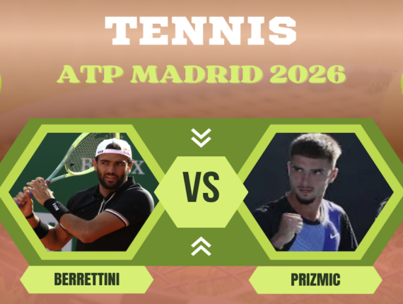 Pronostico Matteo Berrettini-Dino Prizmic: analisi e scommesse Tennis, primo turno ATP Master 1000 Madrid del 22-04-2026