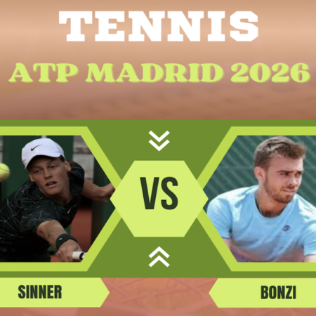 Pronostico Jannik Sinner-Benjamin Bonzi: analisi, quote e scommesse ATP Master 1000 di Madrid del 24-04-2026