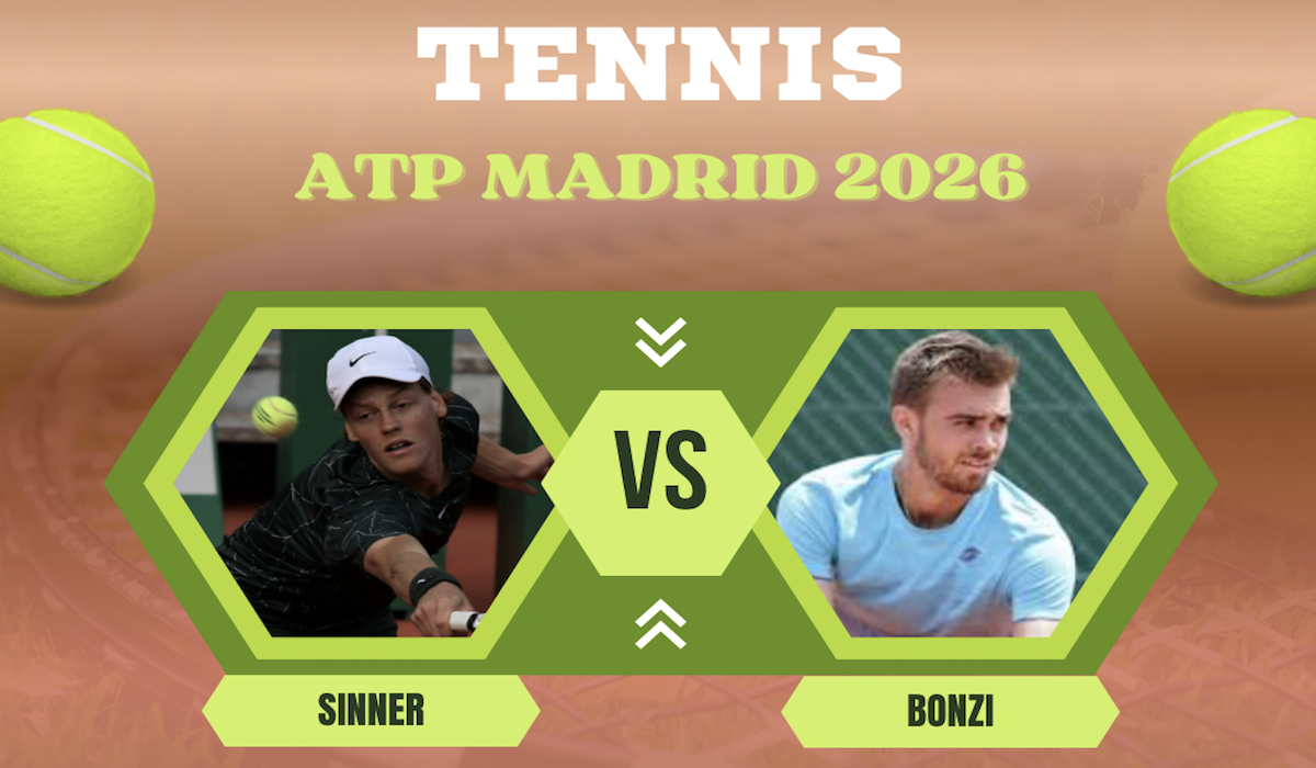 Pronostico Sinner-Bonzi 24 aprile 2026