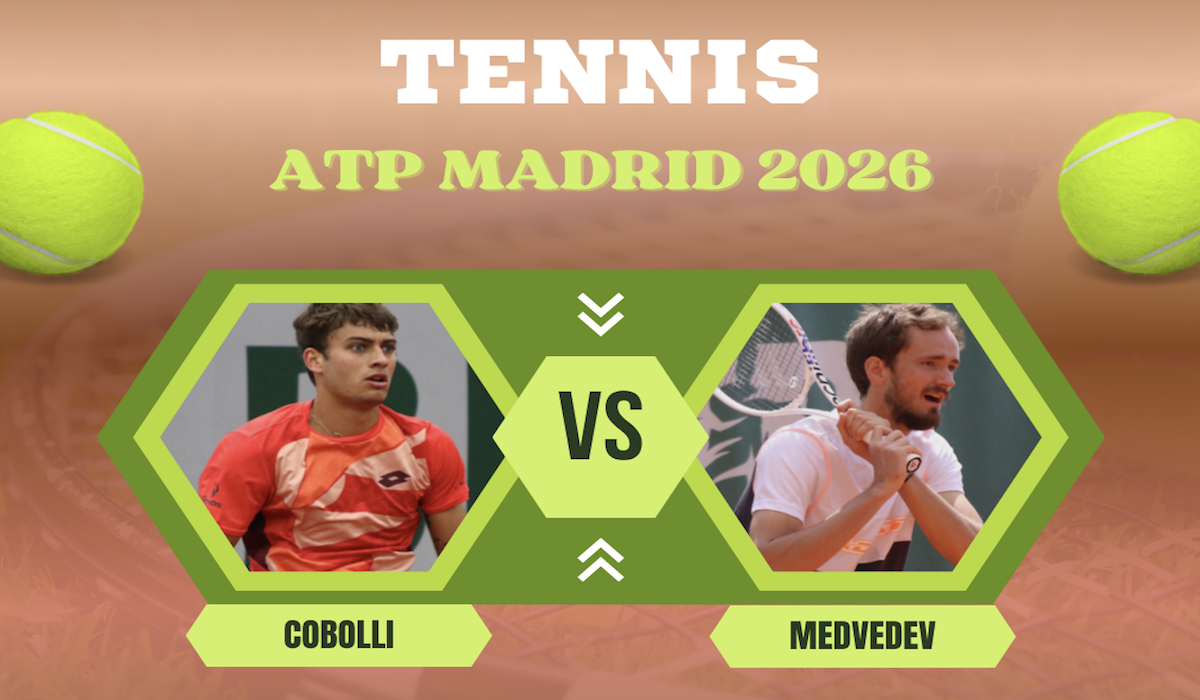 Pronostico Cobolli-Medvedev 28 aprile 2026