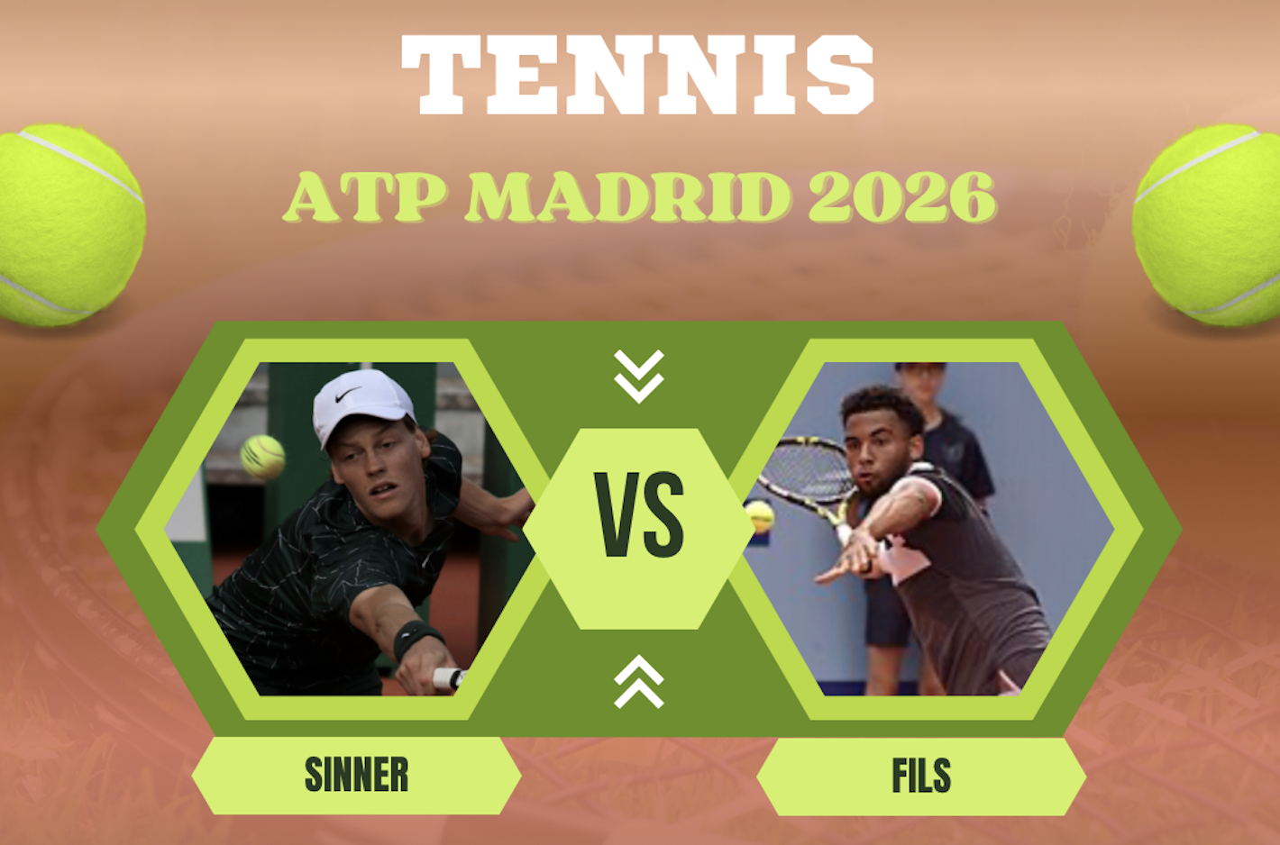 Pronostico Sinner-Fils 1 maggio 2026