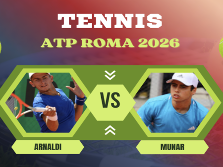 Pronostico Matteo Arnaldi-Jaume Munar: analisi e scommesse primo turno Tennis Master 1000 ATP Roma del 06-05-2026