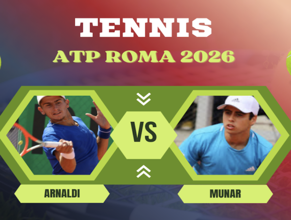Pronostico Matteo Arnaldi-Jaume Munar: analisi e scommesse primo turno Tennis Master 1000 ATP Roma del 06-05-2026