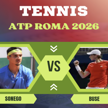 Pronostico Lorenzo Sonego-Ignacio Buse: analisi, quote, guida tv e scommesse Tennis ATP Roma del 07-05-2026