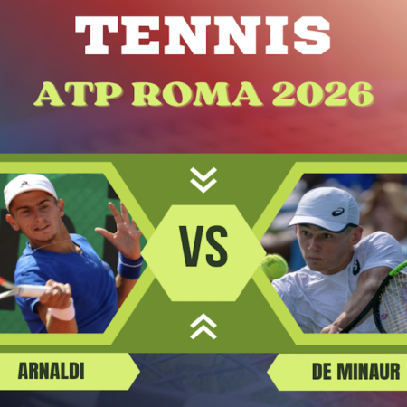 Pronostico Matteo Arnaldi-Alex De Minaur: secondo turno Tennis Master 1000 ATP Roma del 08-05-2026