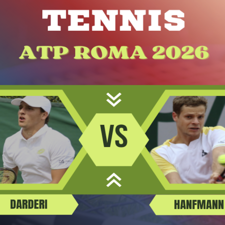 Pronostico Luciano Darderi-Yannick Hanfmann: analisi e scommesse tennis, 2° turno Master 1000 ATP Roma 2026