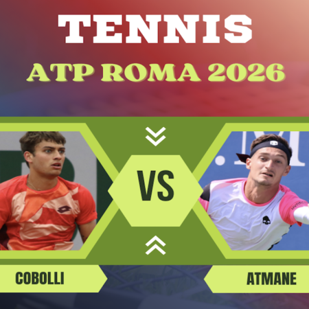 Pronostico Flavio Cobolli-Terence Atmane: analisi, guida tv, quote e scommesse ATP Roma del 09-05-2026