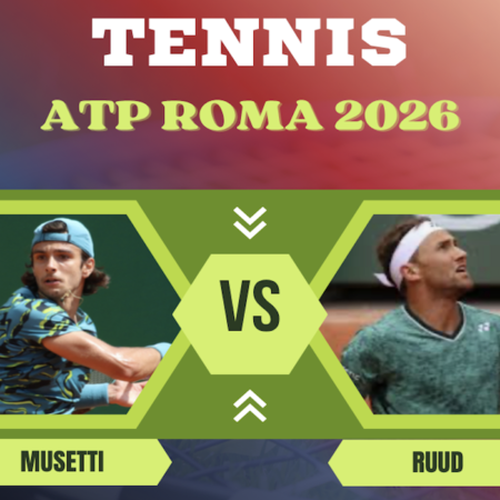 Pronostico Lorenzo Musetti-Casper Ruud: analisi e scommesse ottavi di finale Tennis ATP Roma del 12-05-2026