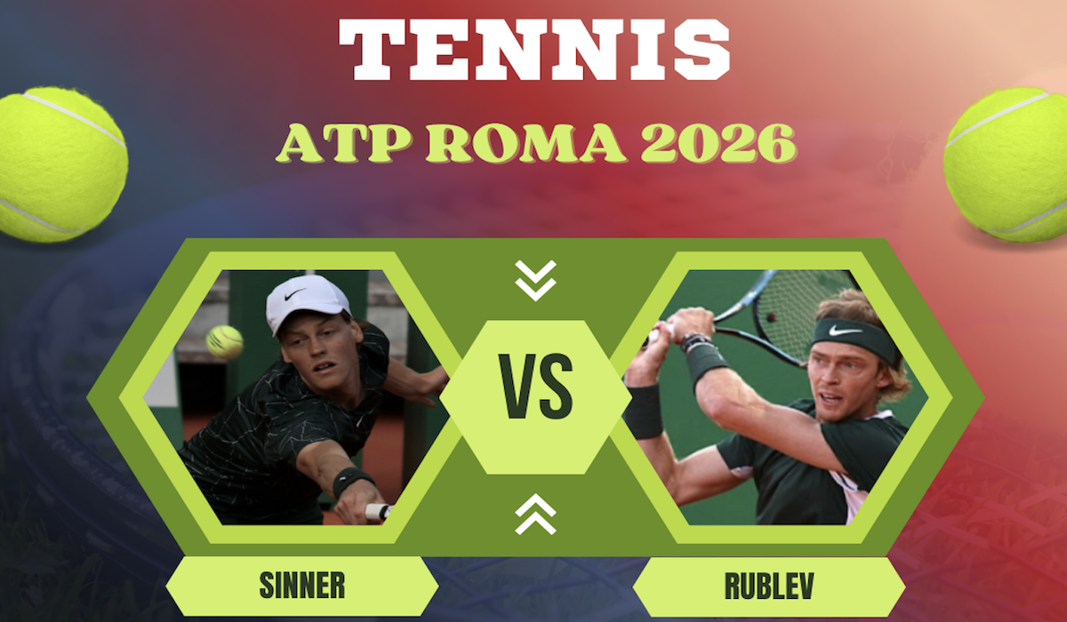 Pronostico Sinner-Rublev 14 maggio 2026