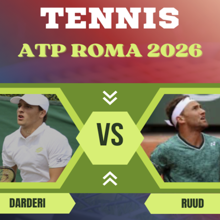 Pronostico Luciano Darderi-Casper Ruud: analisi, guida tv, quote e scommesse semifinale ATP Roma 2026 del 15 maggio