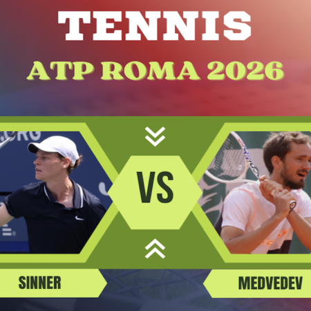 Pronostico Jannik Sinner-Daniil Medvedev: analisi, quote e scommesse Tennis, semifinale Master 1000 ATP Roma 2026