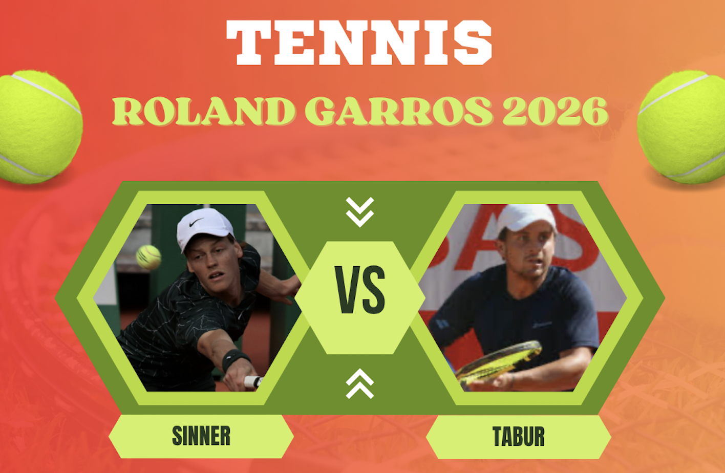 Pronostico Sinner-Tabur 26 maggio 2026