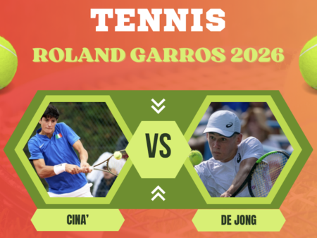 Pronostico Federico Cinà-Jesper De Jong: analisi e scommesse tennis, French Open del 27-05-2026