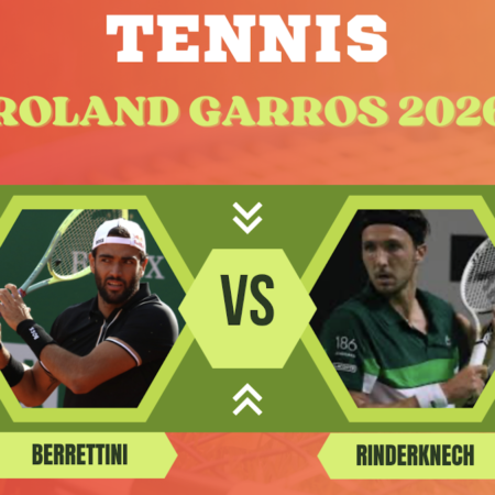 Pronostico Matteo Berrettini-Arthur Rinderknech: analisi e scommesse 2° turno tennis Roland Garros del 27-05-2026