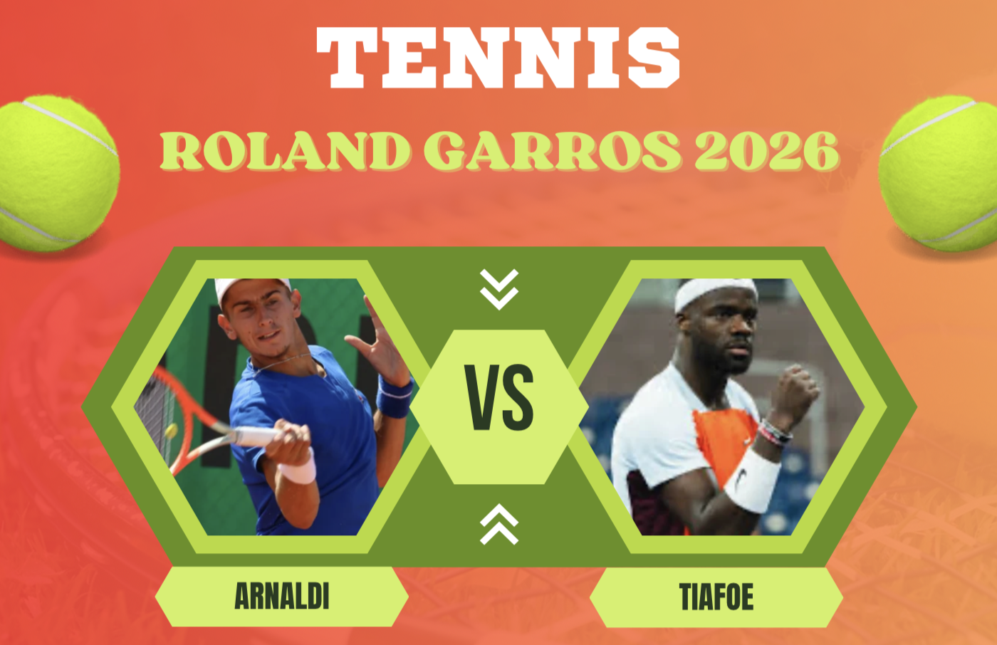 Pronostico Arnaldi-Tiafoe 1 giugno 2026