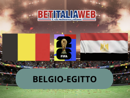 Pronostico Belgio-Egitto: analisi, quote e scommesse Coppa del Mondo di Calcio del 15-06-2026