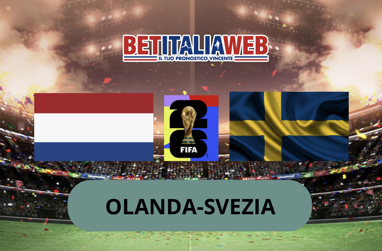 Pronostico Olanda-Svezia 20 giugno 2026