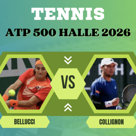 Pronostico Mattia Bellucci-Raphael Collignon: analisi, quote e scommesse Tennis, ottavi di finale ATP Halle del 18-06-2026