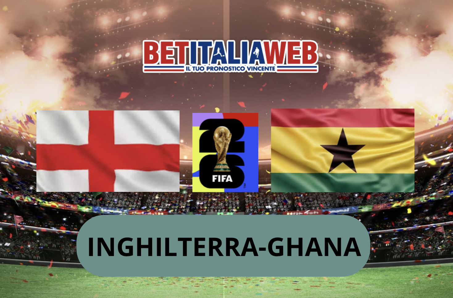 Pronostico Inghilterra-Ghana 23 giugno 2026